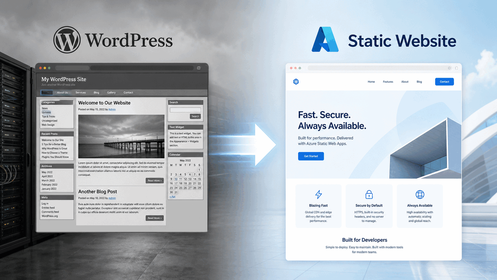 Migrating WordPress to Azure Static Web Apps